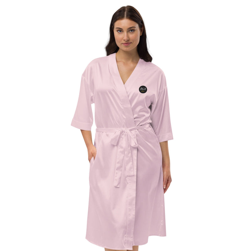 Satin robe