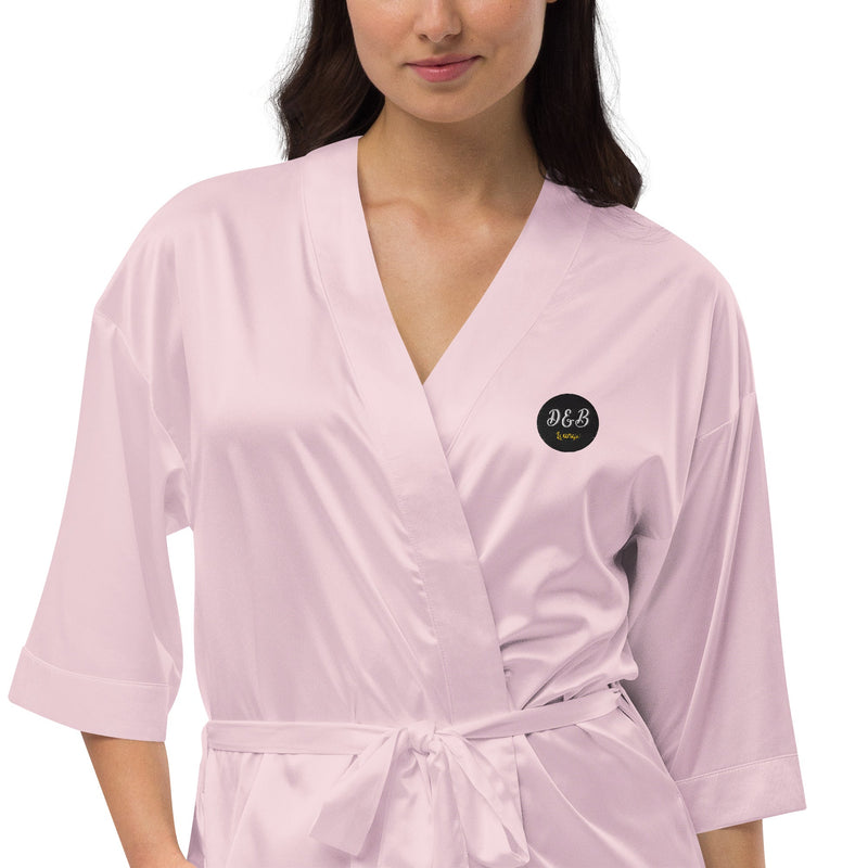 Satin robe