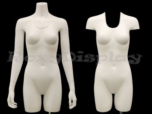 Female Mannequin Torso With Nice Figure & Arms - Removable Neck & Arms