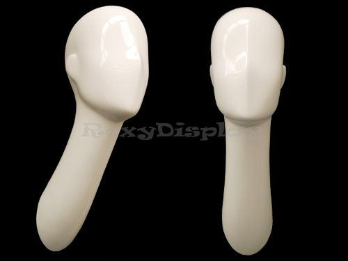 Wall Mounted Abstract Male Mannequin Head - Long Neck Style