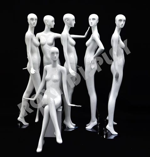 6 Eye Catching Female - Abstract Style Mannequins